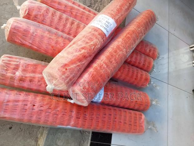 Orange Barrier Net/ Flexi Fence. - main view