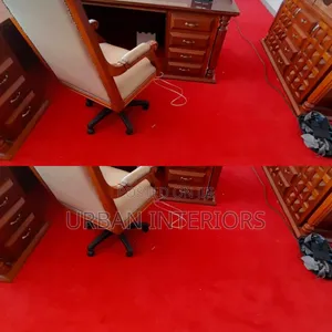 Red Wall to Wall Carpets. Big Boss Office Carpets