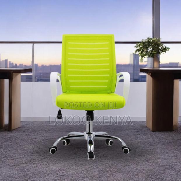Office Chair: Mid-Back Ergonomic Office Chair - thumbnail 3