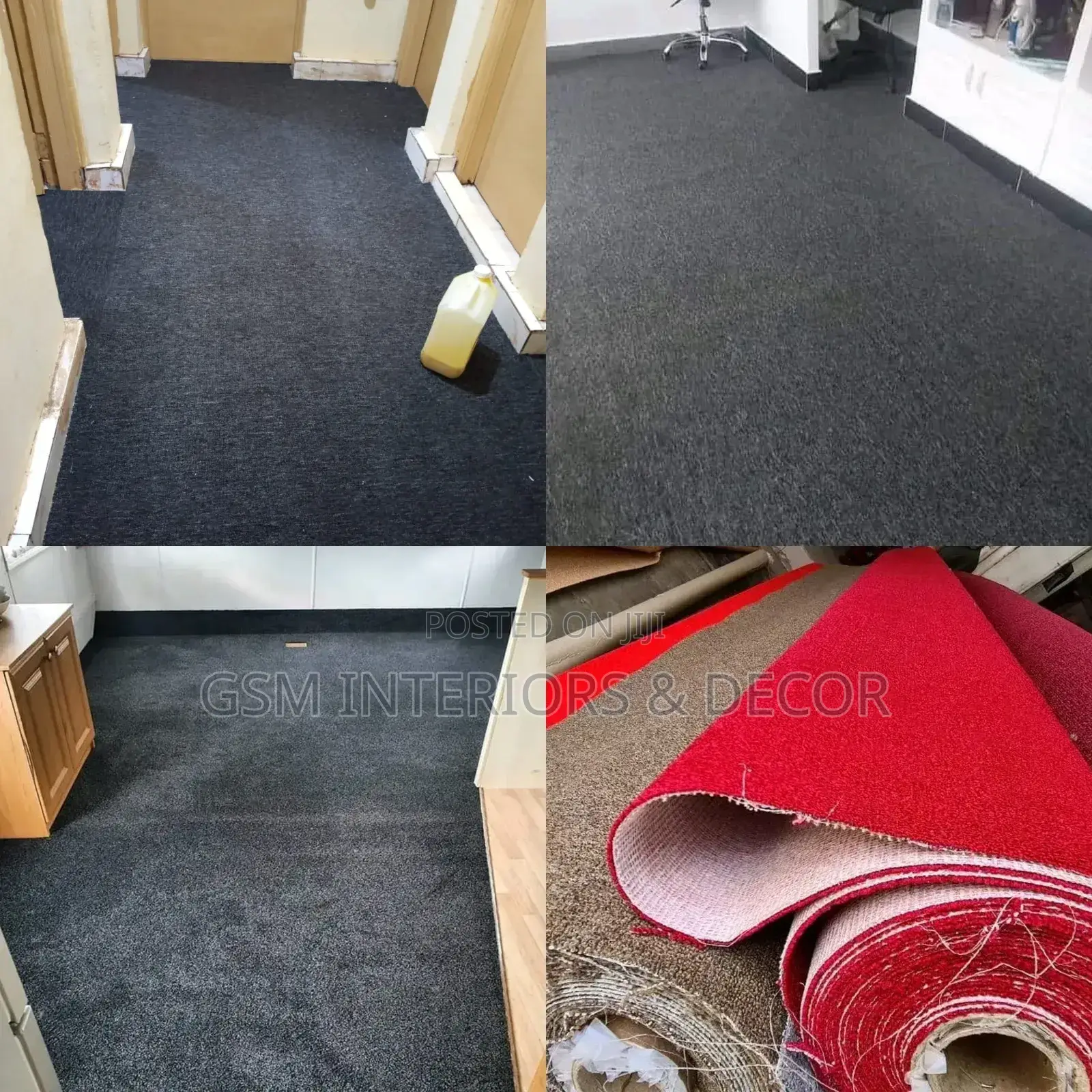 Charcoal Grey Wall to Wall Carpets Office Carpets