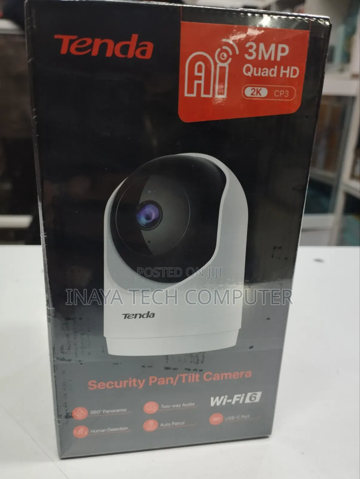Tenda Cp3 Motion Detection and Tracing Wi-Fi 6 Camera