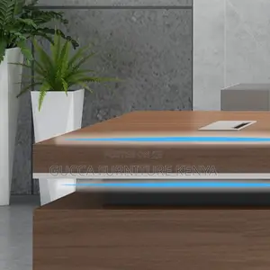 Office Tables:180cm L-Shape Work Desk With Cord Management