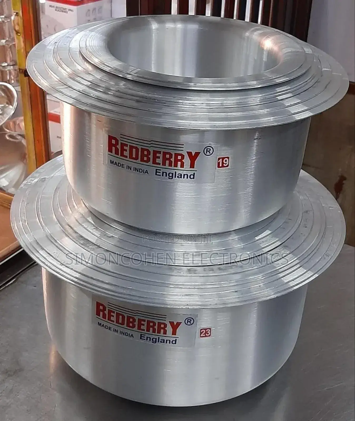 8pcs Redberry Aluminum Sufurias