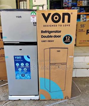 Von Vart-19dhs Double Door Fridge 136l - Silver