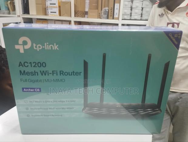 Tp-Link Ac1200 Wireless Gigabit Router - Tl-Archer C6