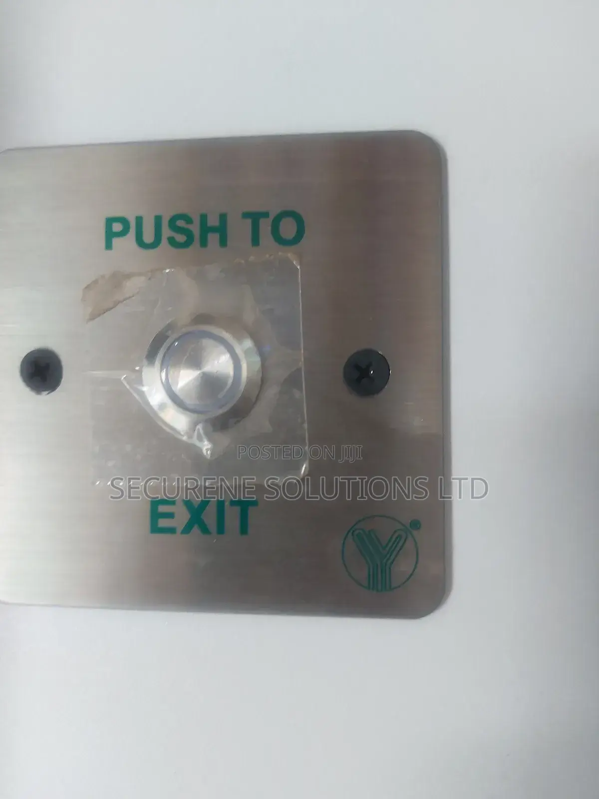 Push to Exit" Button,