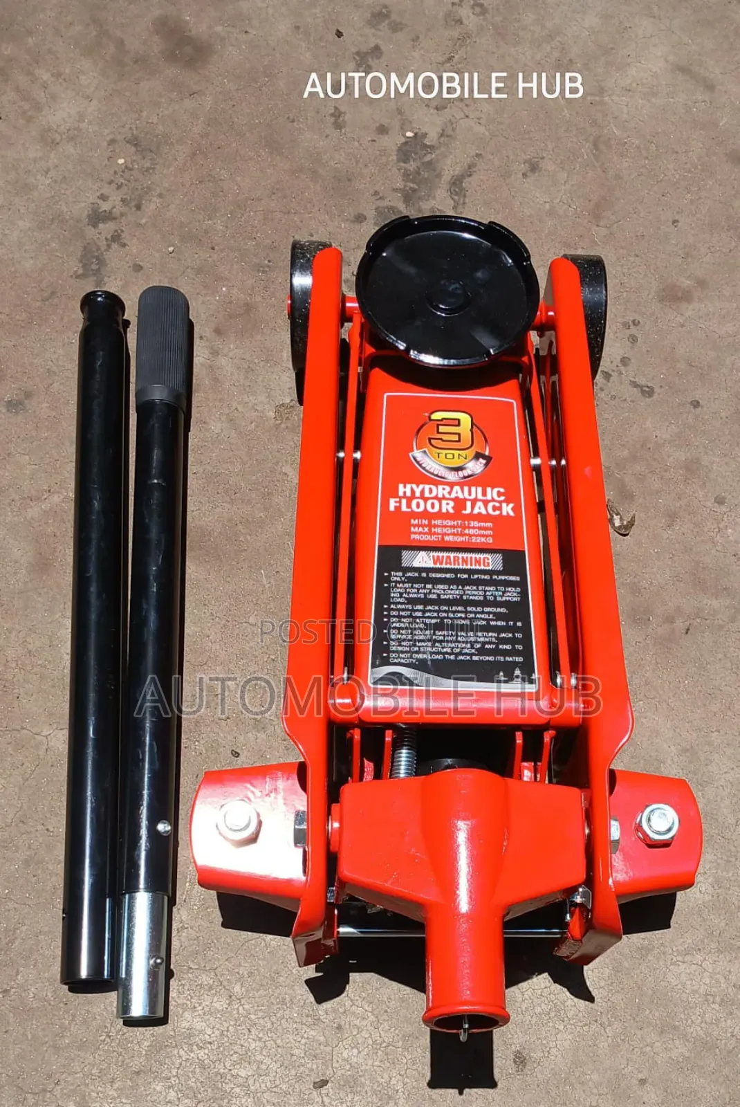 3 Ton Hydraulic Floor Jack - Universal 3 Ton Hydraulic Jack.