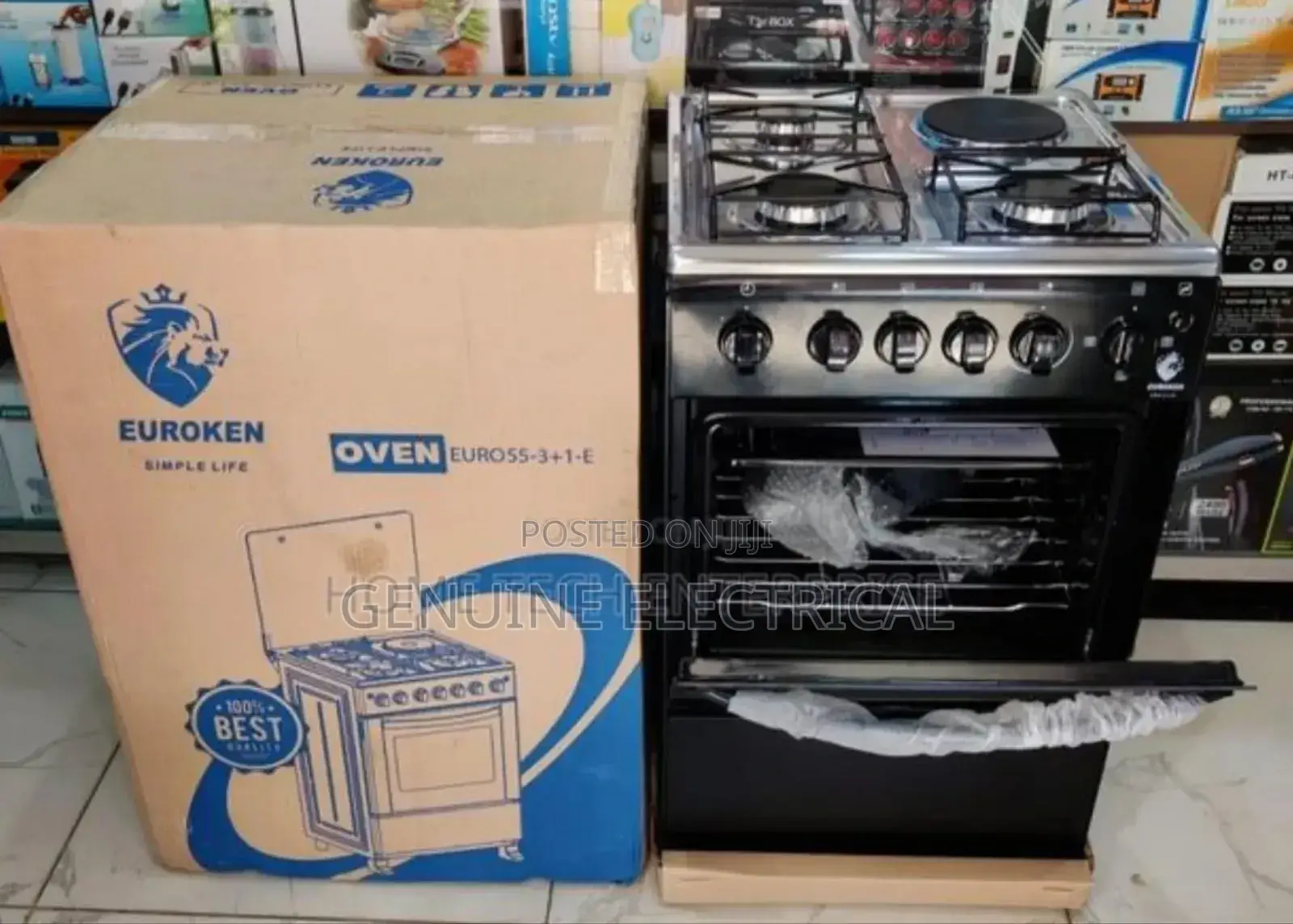 Standing Cooker With Electric Oven