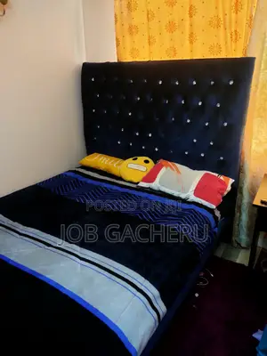 5x6 Queen Size Bed Mahogany Bed With Chesterfield Design