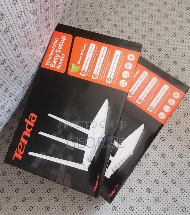 High Speed 
Tenda F3 300mbps Wireless Router - main view