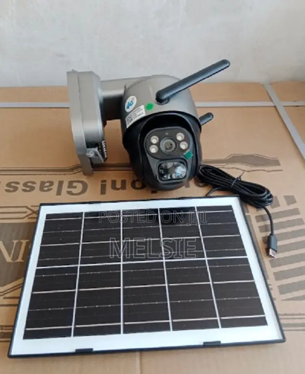 Solar Powered 4g Simcard PTZ Wireless Camera Outdoor