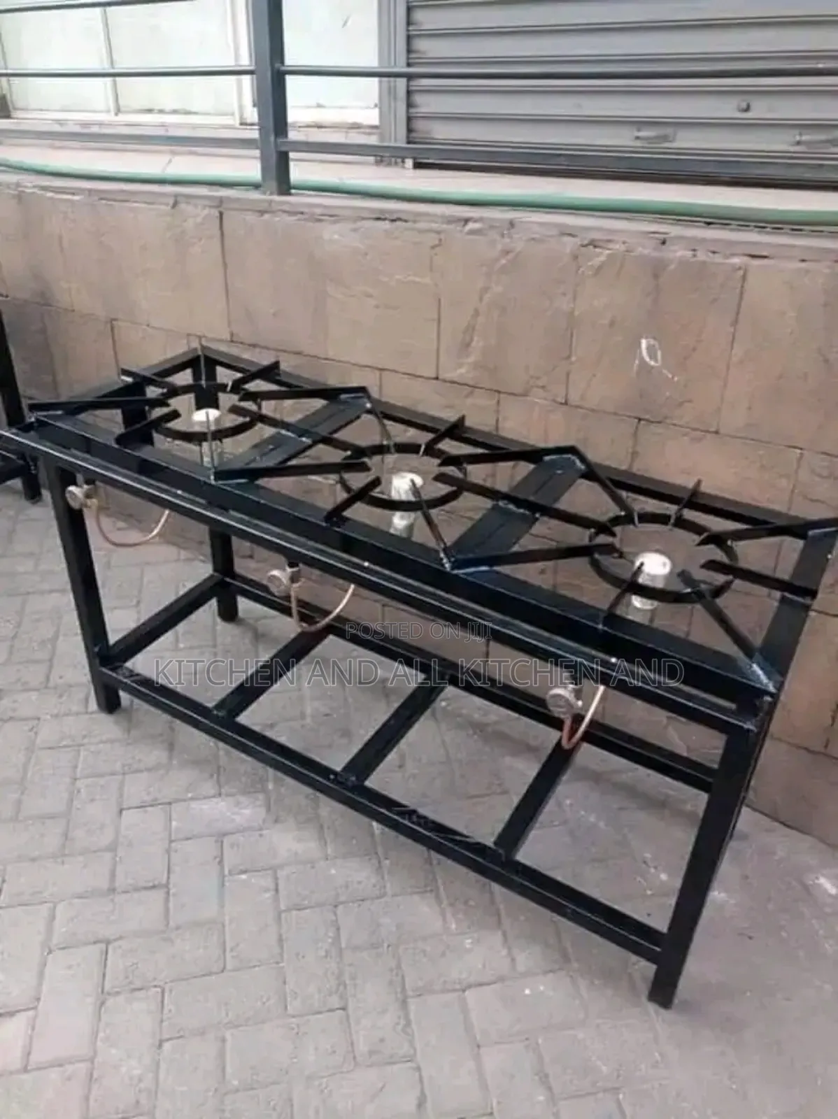 Modern 3-Burner Gas Cooker (Mild Steel)