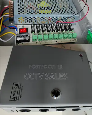 CCTV Power Supply 120watts 10/12v 10ch