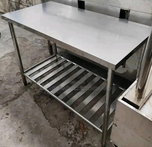 Stainless Steel Kitchen Worktable+Under Shelf