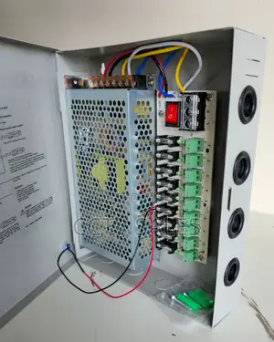 12v 10a Amperes CCTV Power Supply Box With Key