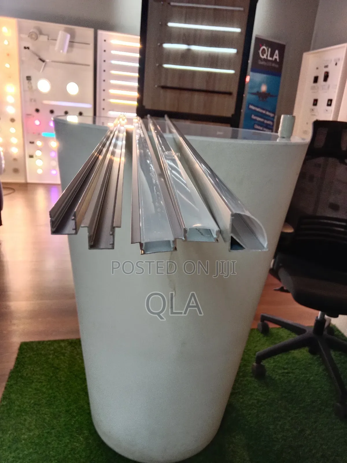 Aluminum Channel, Profiles Both Surface and Recessed, 2mtrs