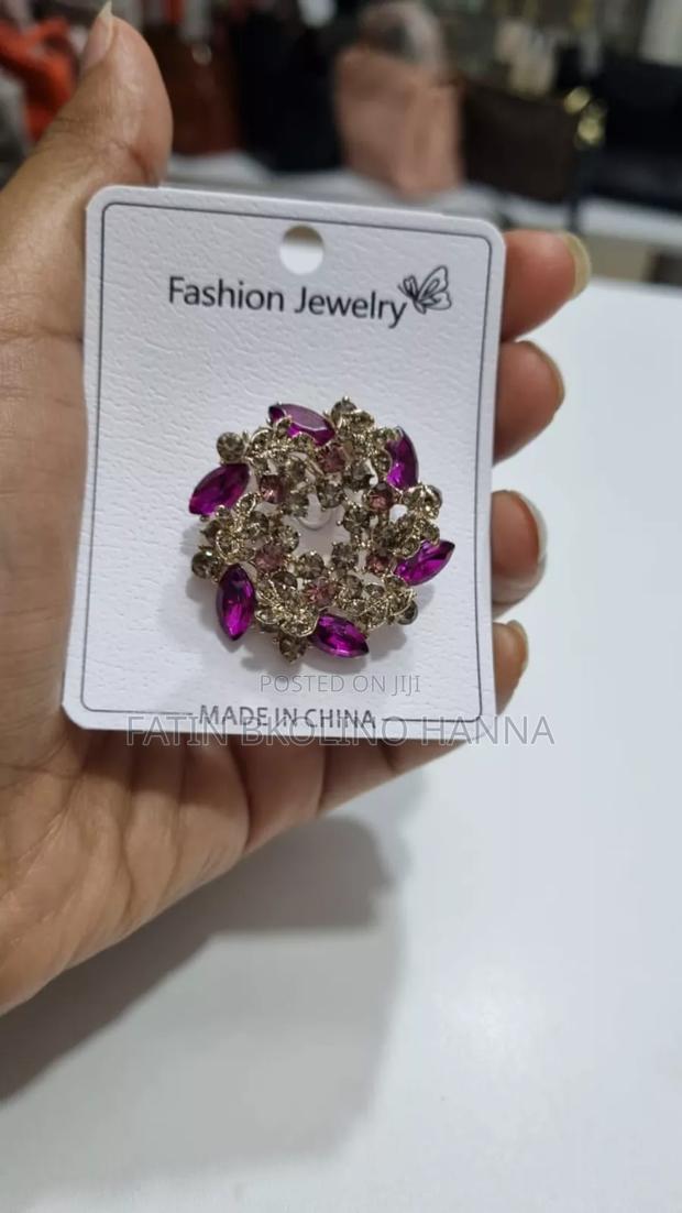 Pink Floral Brooch - main view