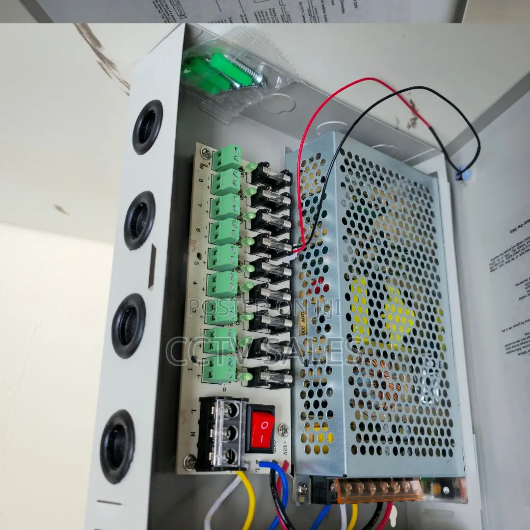 Power Supply for CCTV Cameras 8camera 12v (10output)
