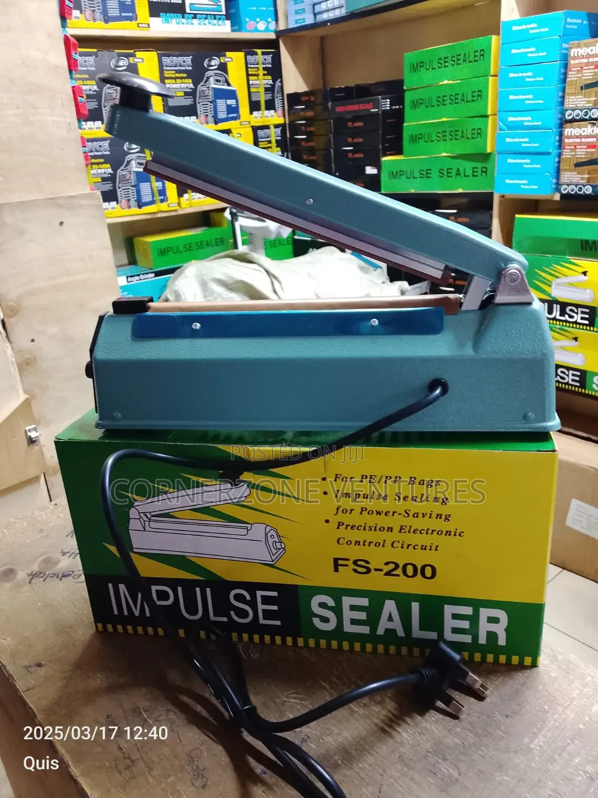 Metallic Impulse Sealer 200mm