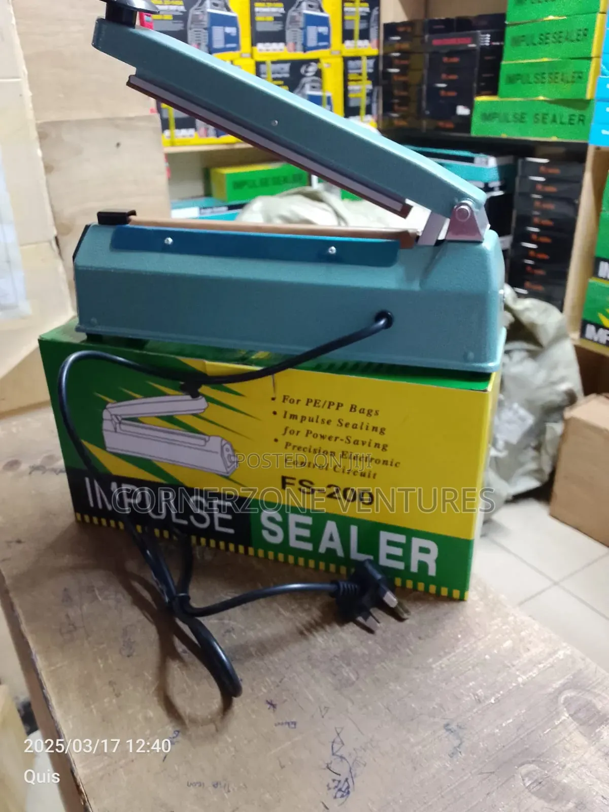 Metallic Impulse Sealer 200mm
