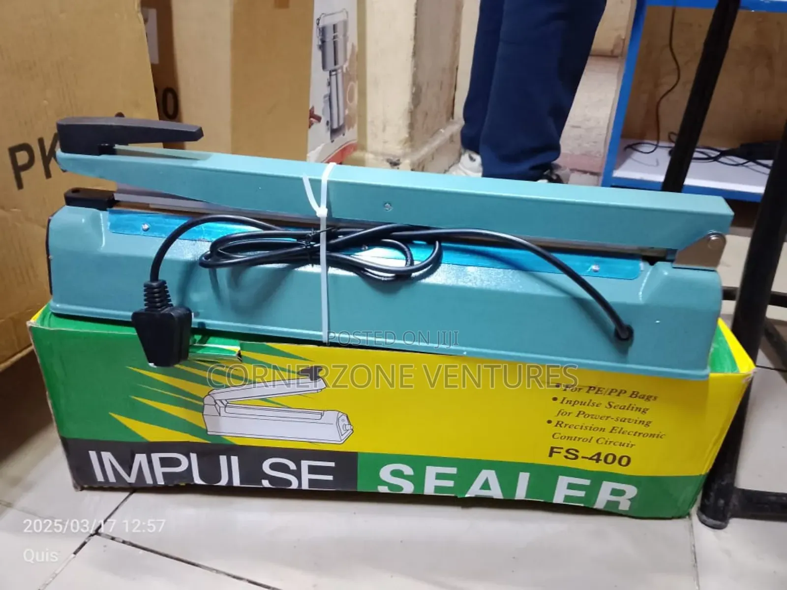 Metallic Impulse Sealer 400mm