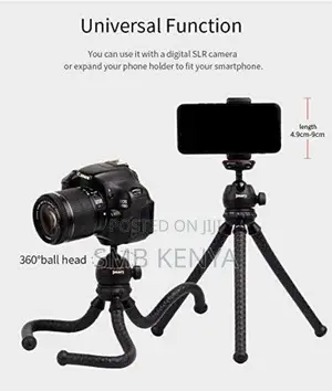 Gorilla Unbreakable Flexible Tripod,Camera And Smartphone