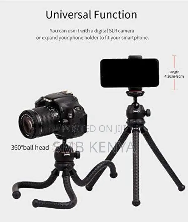 Gorilla Unbreakable Flexible Tripod,Camera And Smartphone