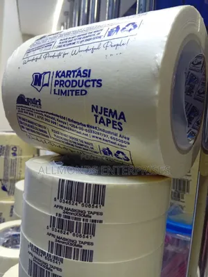 Afri/Njema Masking Tape 1 Inches 50metres (24mm*50metres)