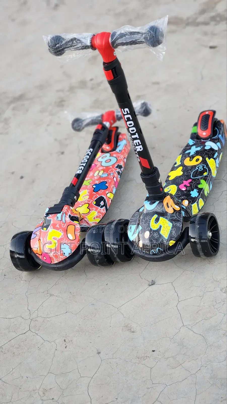 Foldable Adjustable 3-10 Years Three Wheels Scooter for Kids