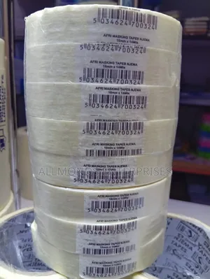 Afri/Njema Masking Tape 3/4 Inch Metres(18mm*14metres)-1pc