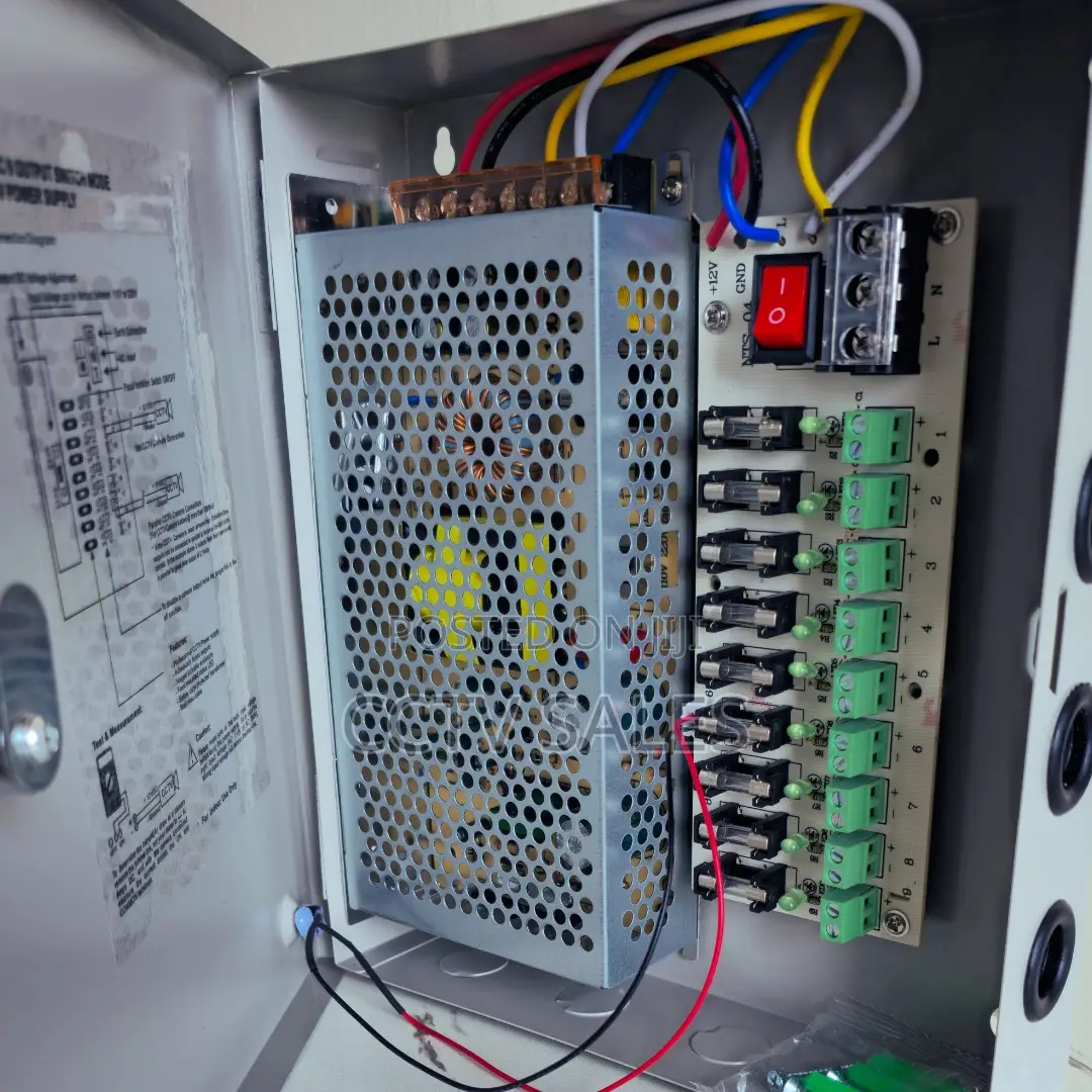 10a Power Supply Cased With Fused Channels