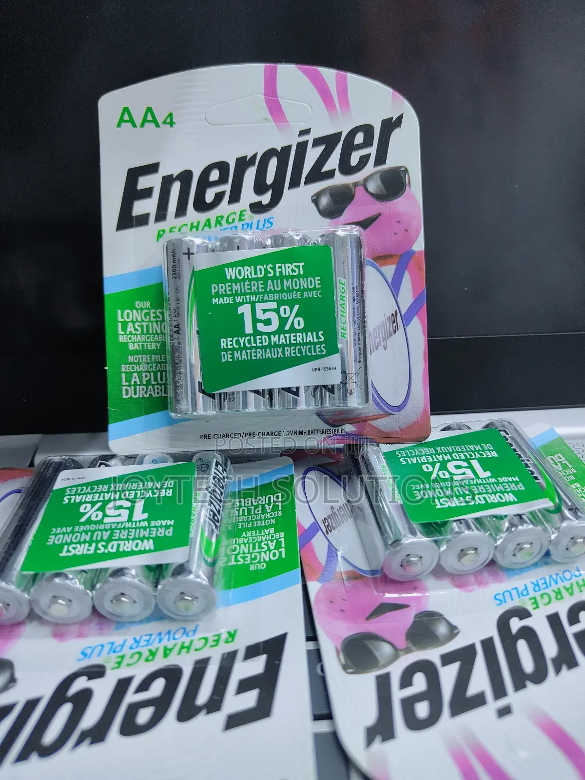 Double Aa ( 4 PCS Per Card ) Recharge Energizerr Batteries