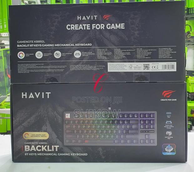 Havit Gamenote Kb892l *Backlit* 87 Keys *Gaming Mechanical*