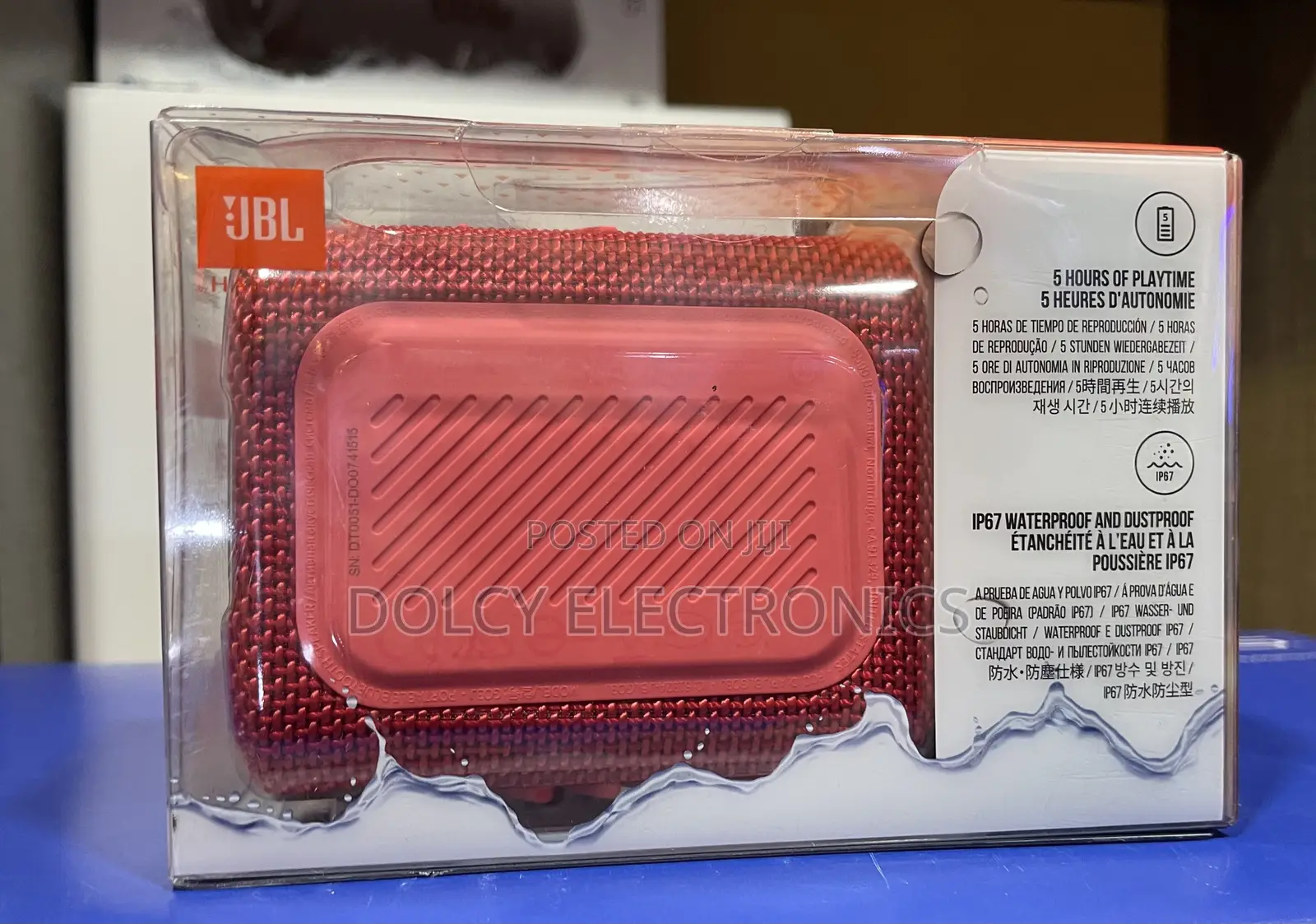 JBL Go 3 Portable Bluetooth Speaker