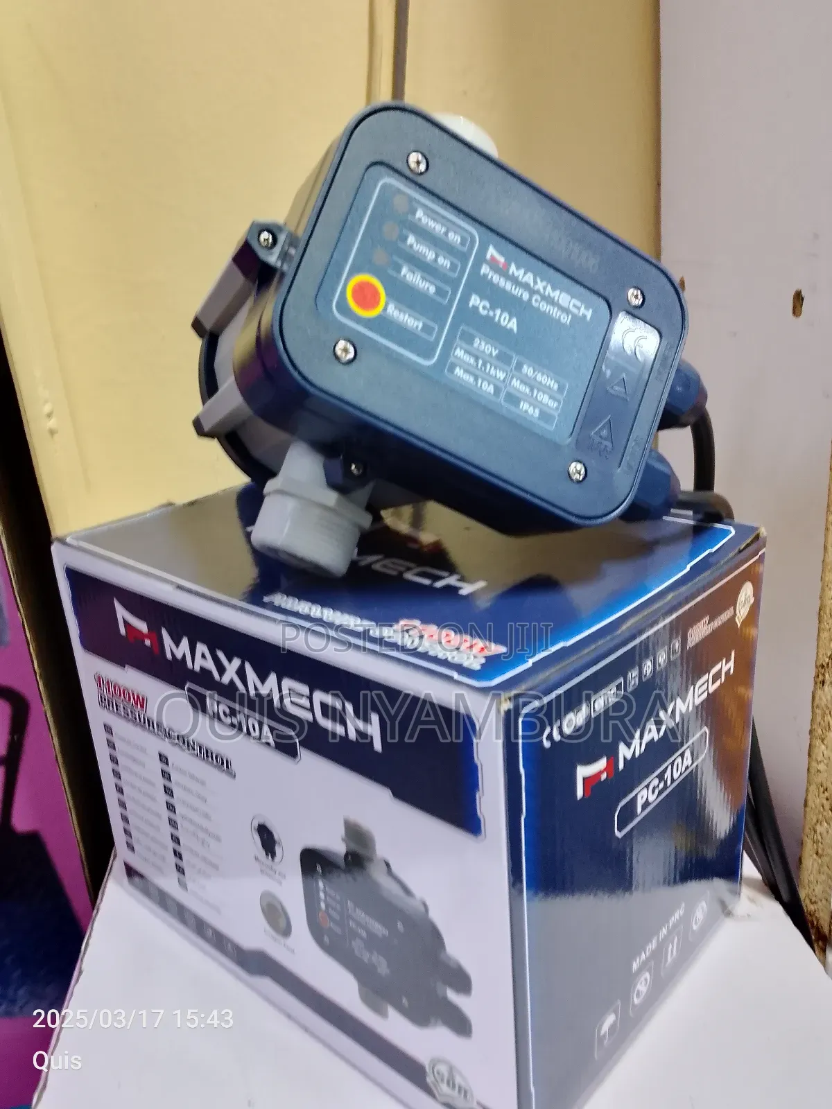 Automatic Pressure Control/Maxmech Pump Controller