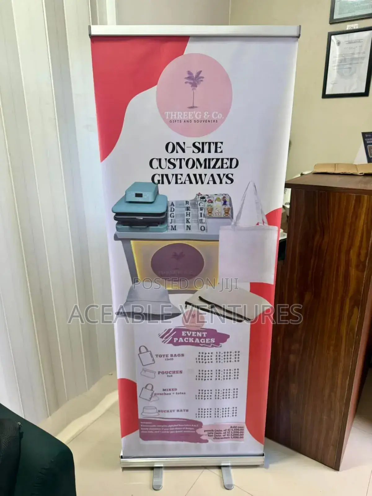 Exquisite Narrow Base Banner