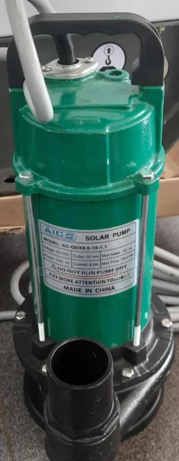 Aico Japan 2inch Solar Submersible Water Pump 32mtrs