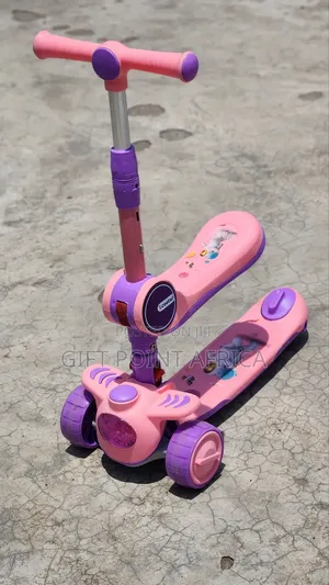 Pink 2 in 1 Scooter for Kids