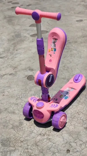 Pink 2 in 1 Scooter for Kids