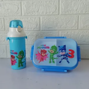 Pj Mask Cartoon Snack Bottle Lunch Box Set