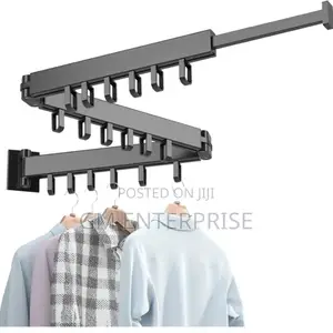 Foldable Wall Mounted Drying Rack Clothes