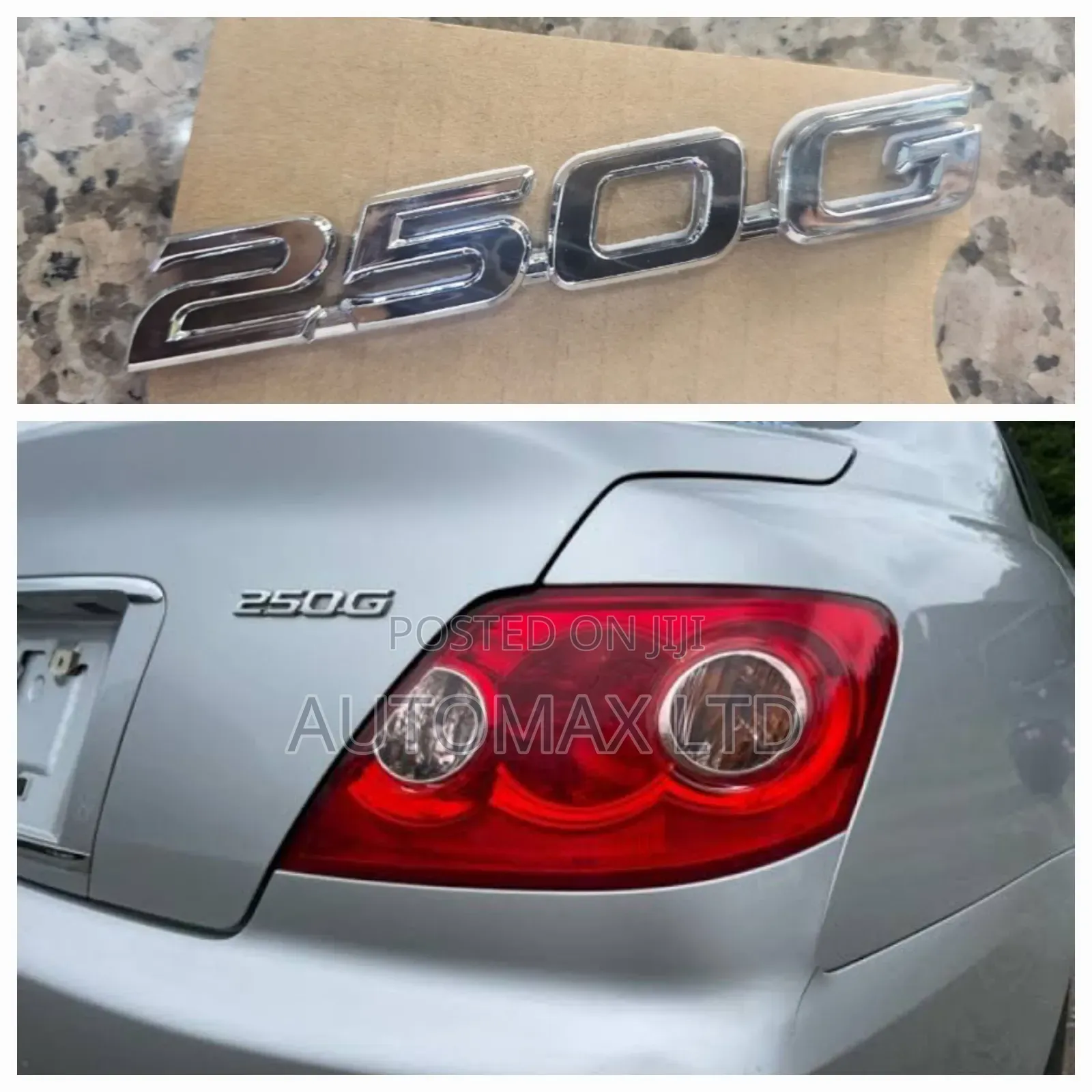Toyota Mark X "250g" Rear Boot Badge