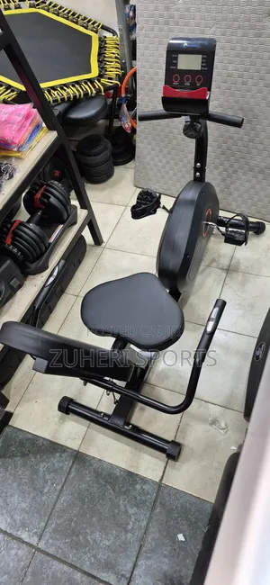 Recumbent Exercise Bike Back Rest Seat Adjustable Resistance