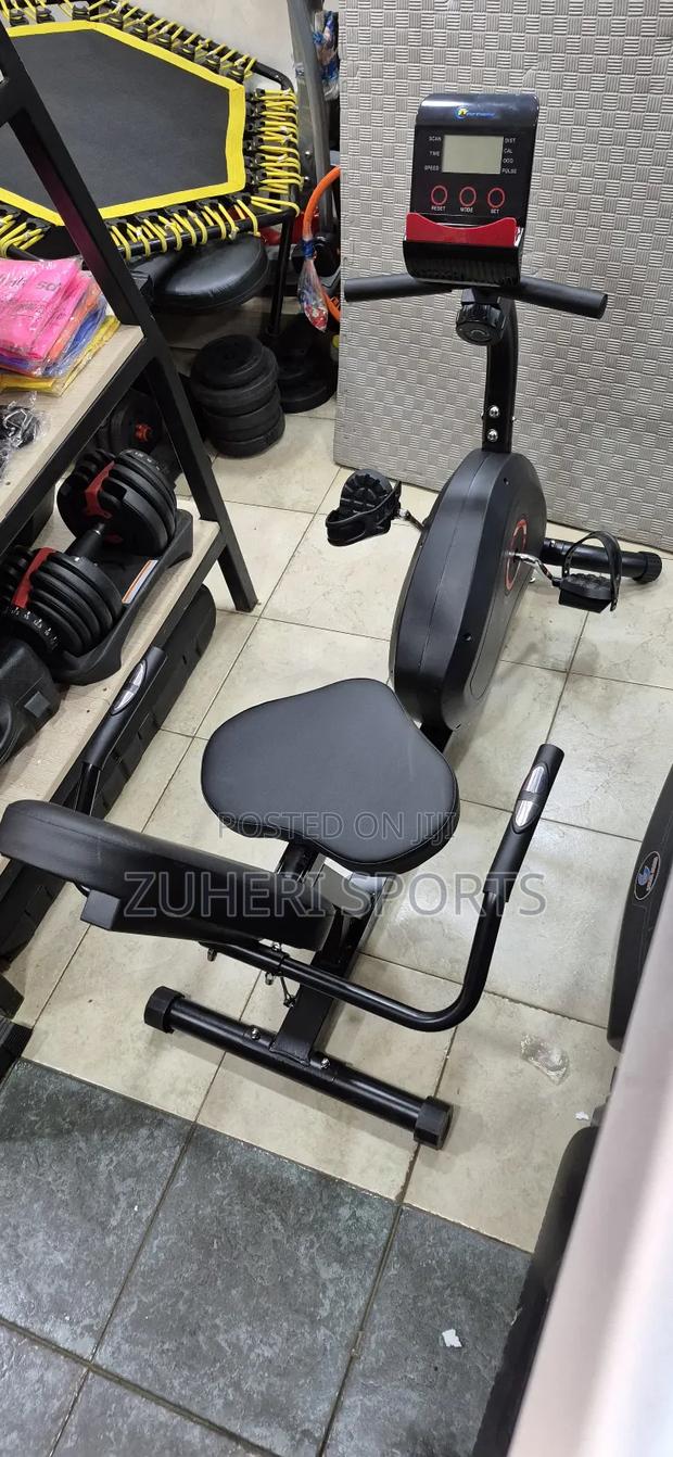 Recumbent Exercise Bike Back Rest Seat Adjustable Resistance