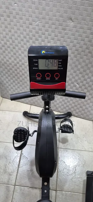 Recumbent Exercise Bike Back Rest Seat Adjustable Resistance