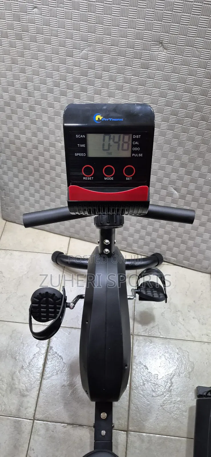Recumbent Exercise Bike Back Rest Seat Adjustable Resistance