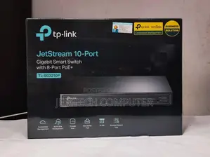 Tp-Link 8-Port Gigabit Smart Poe+ Switch With 2 SFP Slots - Tl-Sg2210p
