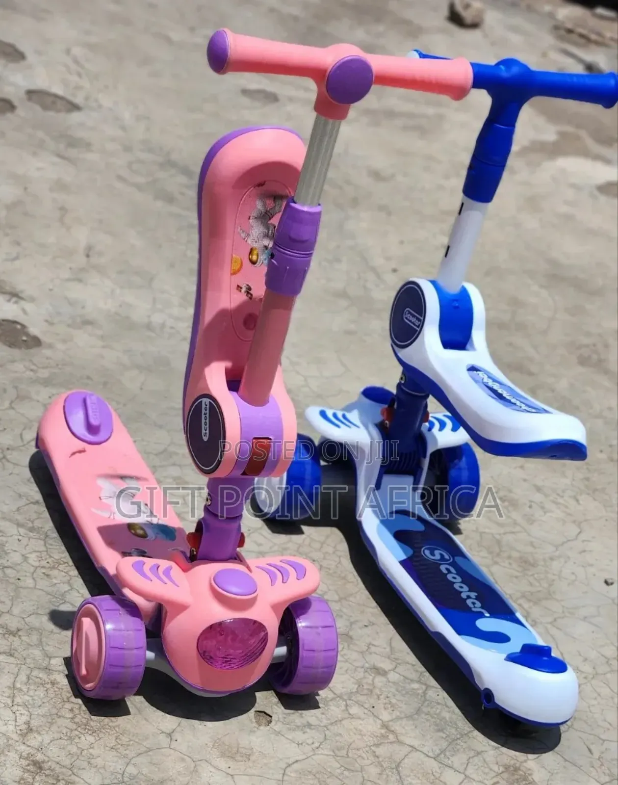 2 in 1 Scooter for Kids With Seat
