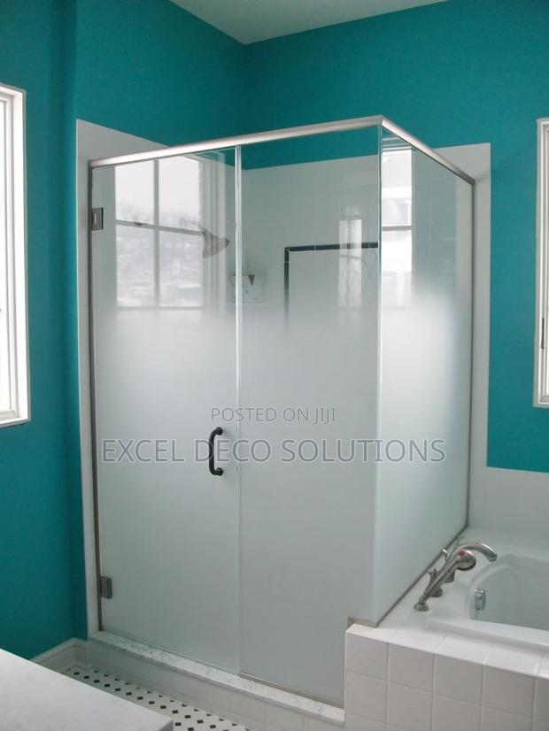 White Frosted Film for Bathrooms