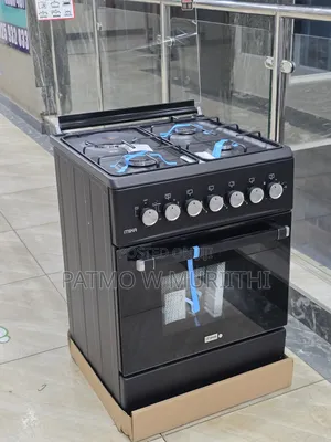 Cooker, Mika Standing Cooker 58cm×58cm 3g+1e Dark Matt